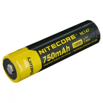 Nitecore 14500 Li-ion battery NL147 (750mAh)