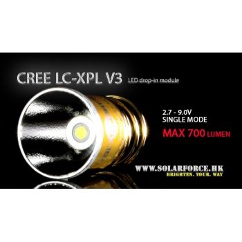 Solarforce LC-XPL V3 Single Mode 2.7-9.0V