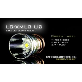 Solarforce LC-XML2 U2 Three Mode 2.7-9.0V